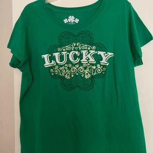 Green Lucky t-shirt size 2X